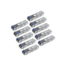 StarTech.com Cisco GLC-LH-SMD Compatible SFP Module, 1000BASE-LX/LH, 1GbE Single Mode (SMF) Fiber SMF Optic Transceiver, 1GE Gigabit Ethernet, LC Connector, 10km 1310nm, Firepower, ASR920 (GLCLHSMD10ST) - Transceiver modul SFP (mini-GBIC) (odpovídá: Cisco GLC-LH-SMD) - 1GbE - 1000Base-LX, 1000Base-LH - LC - až 10 km - 1310 nm (balení 10) StarTech.com Cisco GLC-LH-SMD Compatible SFP Module, 1000BASE-LX/LH, 1GbE Single Mode (SMF) Fiber SMF Optic Transceiver, 1GE Gigabit Ethernet, LC Connector, 10km 1310nm, Firepower, ASR920 (GLCLHSMD10ST) - Transceiver modul SFP (mini-GBIC) (odpovídá: Cisco GLC-LH-SMD) - 1GbE - 1000Base-LX, 1000Base-LH - LC - až 10 km - 1310 nm (balení 10)