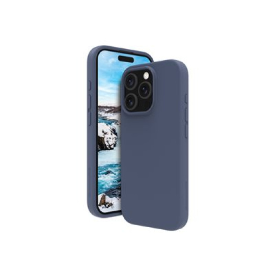 dbramante1928 Monaco - Zadní kryt pro mobilní telefon - kompatibilita s MagSafe - silikon, plast - modrá pacifik - pro Apple iPhone 16 Pro Max