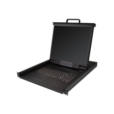 StarTech.com Rackmount KVM Console, Single Port VGA KVM with 19" LCD Monitor for Server Rack, Fully Featured Universal 1U LCD KVM Drawer with Cables & Hardware, USB Support, 50,000 MTBF - LCD KVM Concole Drawer (RKCONS1901) - KVM konzole - USB - 19" - pripevnitelný na regál - 1280 x 1024 - 250 cd/m? - 1000:1 - VGA - cerná - 1U StarTech.com Rackmount KVM Console, Single Port VGA KVM with 19" LCD Monitor for Server Rack, Fully Featured Universal 1U LCD KVM Drawer with Cables & Hardware, USB Support, 50,000 MTBF - LCD KVM Concole Drawer (RKCONS1901) - KVM konzole - USB - 19" - pripevnitelný na regál - 1280 x 1024 - 250 cd/m? - 1000:1 - VGA - cerná - 1U