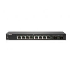 SonicWall Switch SWS12-8 - Přepínač - řízený - 8 x 10/100/1000 + 2 x gigabitů SFP - desktop - s 3 roky podpora 24x7