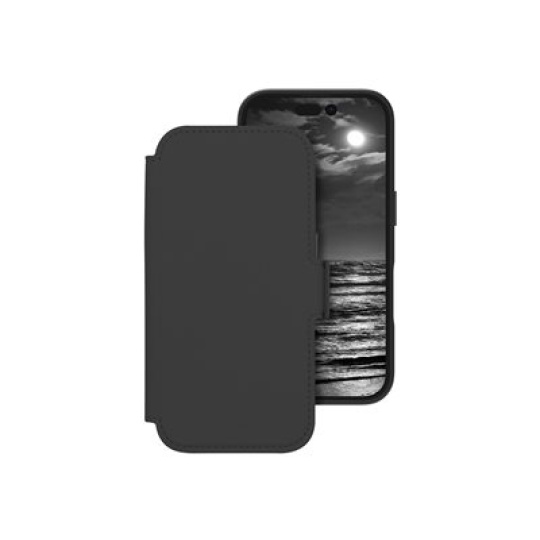 dbramante1928 Lynge - Pouzdro s klopou pro mobilní telefon - ICON - kompatibilita s MagSafe - ICON - pulnocní - pro Apple iPhone 16