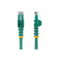 Startech 7.5m CAT6 Ethernet Cable, 10 Gigabit Snagless RJ45 650MHz 100W PoE Patch Cord, CAT 6 10GbE UTP Network Cable w/Strain Relief, Green, Wiring is UL Certified/TIA - Category 6 - 24AWG (N6PATC750CMGN) - Patch kabel - RJ-45 (M) do RJ-45 (M) - 7.5 m - UTP - CAT 6 - provedení bez hrbolku - zelená