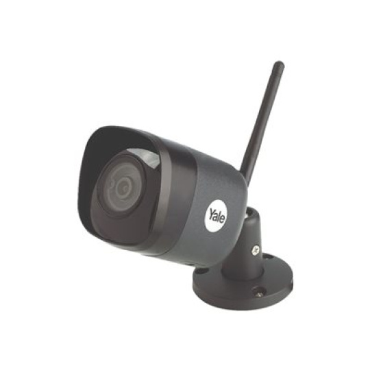 Yale Smart Home CCTV WiFi Camera - Síťová bezpečnostní kamera - odolná vůči povětrnostním vlivům - barevný (Den a noc) - 4 MP - bezdrátový - Wi-Fi - LAN