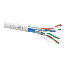 Solarix SXKD-6A-FFTP-LSOH - Kabel horizontální - 500 m - 7.5 mm - F/FTP - CAT 6a - neobsahuje halogen - šedá, RAL 7035