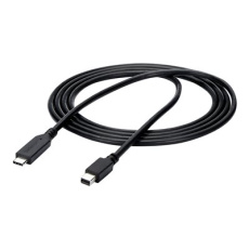 StarTech.com 6ft / 2m USB-C to Mini DisplayPort Cable - 4K 60Hz - Black - USB 3.1 Type C to mDP Adapter (CDP2MDPMM6B) - Kabel adaptéru - USB-C (M) do Mini DisplayPort (M) - USB 3.1 / Thunderbolt 3 / DisplayPort 1.2 - 1.8 m - podpora 4K60 Hz (3840 x 2160) - černá