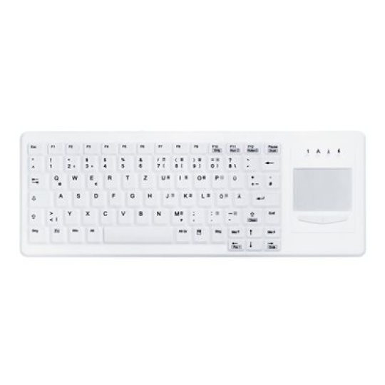 Ind Keyboard touchpad IP68 USB White USA