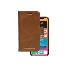 dbramante1928 Lynge - Pouzdro s klopou pro mobilní telefon - kuže full-grain - bronz - pro Apple iPhone 12 mini dbramante1928 Lynge - Pouzdro s klopou pro mobilní telefon - kuže full-grain - bronz - pro Apple iPhone 12 mini